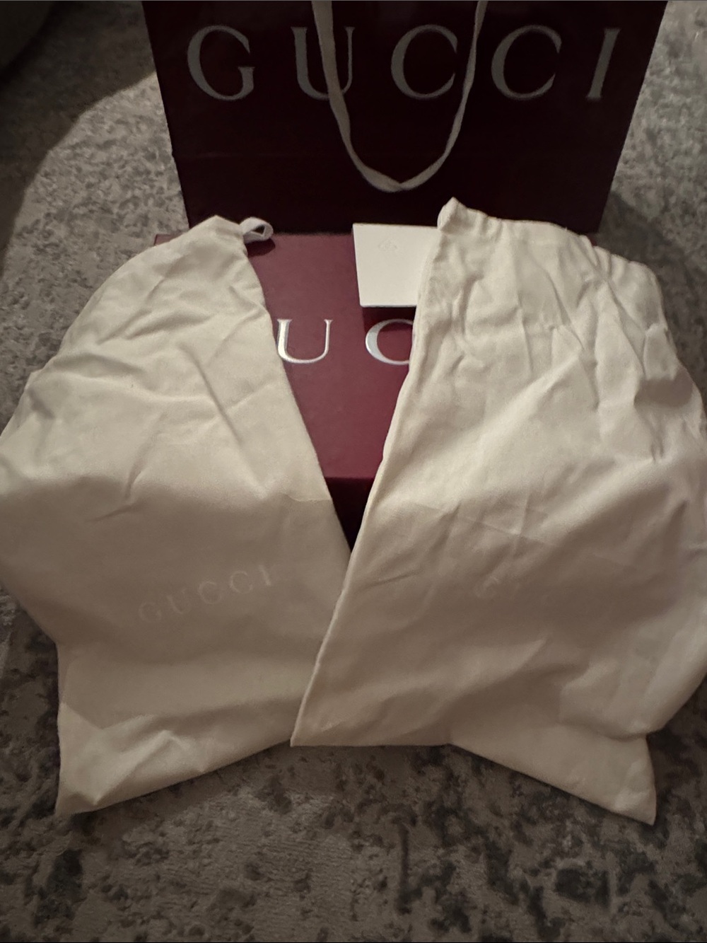 Gucci Tan GG Canvas Crisscross Slide Sandals… Never worn!! Box, label, dust bag - Picture 8 of 11